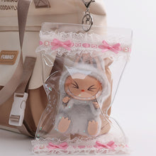 Load image into Gallery viewer, 1Pc Lace Mystery Box Storage Case Anime Ornaments Mystery Box Organizer Box Round Plush Dolls Display Bag

