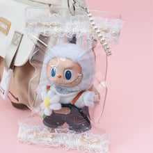 Load image into Gallery viewer, 1Pc Lace Mystery Box Storage Case Anime Ornaments Mystery Box Organizer Box Round Plush Dolls Display Bag
