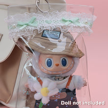 Load image into Gallery viewer, 1Pc Lace Mystery Box Storage Case Anime Ornaments Mystery Box Organizer Box Round Plush Dolls Display Bag
