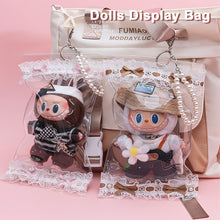 Load image into Gallery viewer, 1Pc Lace Mystery Box Storage Case Anime Ornaments Mystery Box Organizer Box Round Plush Dolls Display Bag
