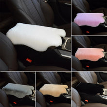 Load image into Gallery viewer, Plush Cushion Car Armrest Console Cover Auto Central Armrest Box Pad Arm Rest Box Soft Car Interior Accessories
