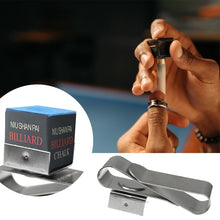 Load image into Gallery viewer, 1PC S Type Stainless Steel Magnetic Chalk Clip Durable Adjustable Storage Clip Billiard Accessories
