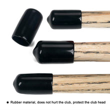 Load image into Gallery viewer, 10PCS 13MM Billiard Cue Head Protective Cover Anti-Collision Anti-Wear Rubber Pool Cue Tip Case Billiard Supplies
