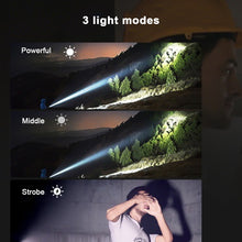Load image into Gallery viewer, 1PC Lightweight Mini Glare Flashlight With Pen Holder Outdoor Emergency Portable Electric Torch
