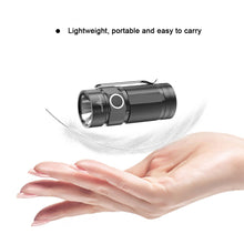 Load image into Gallery viewer, 1PC Lightweight Mini Glare Flashlight With Pen Holder Outdoor Emergency Portable Electric Torch

