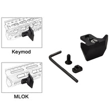 Load image into Gallery viewer, QTR Aluminum Alloy Non-Slip Mini Hand Stopper For MLOK/KEYMOD System Soft Bullet Toy Gun Modification Accessories
