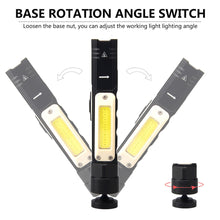 Load image into Gallery viewer, 1PC Multi-Function XPG+COB 90° Folding Corner Flashlight Ultra Bright Fishing Repair Work Headlamp USB Charging
