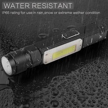Load image into Gallery viewer, 1PC Multi-Function XPG+COB 90° Folding Corner Flashlight Ultra Bright Fishing Repair Work Headlamp USB Charging
