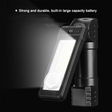 Load image into Gallery viewer, 1PC Multi-Function COB Flashlight 180° Rotating Portable LED Super Bright Maintenance Work Light
