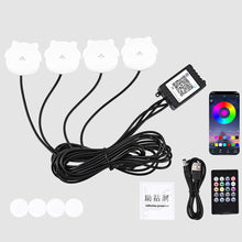 Load image into Gallery viewer, 2Pcs/Set or 4Pcs/Set 5V USB LED Car Interior Atmosphere Backlight Ambient Mood Foot Light USB Decorative Lamp Auto APP Voice Control Accessories
