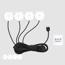 Load image into Gallery viewer, 2Pcs/Set or 4Pcs/Set 5V USB LED Car Interior Atmosphere Backlight Ambient Mood Foot Light USB Decorative Lamp Auto APP Voice Control Accessories
