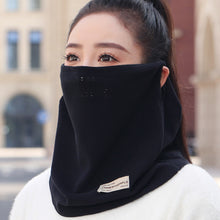 Load image into Gallery viewer, Outdoor Windproof Warm Double-Sided De Velvet Fabric Hanging Ear Mask Full Face Shield Thickened Ski Riding Scarf
