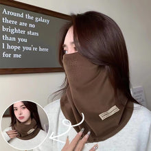 Load image into Gallery viewer, Outdoor Windproof Warm Double-Sided De Velvet Fabric Hanging Ear Mask Full Face Shield Thickened Ski Riding Scarf
