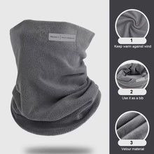 Load image into Gallery viewer, Outdoor Windproof Warm Double-Sided De Velvet Fabric Hanging Ear Mask Full Face Shield Thickened Ski Riding Scarf
