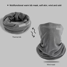 Load image into Gallery viewer, Outdoor Windproof Warm Double-Sided De Velvet Fabric Hanging Ear Mask Full Face Shield Thickened Ski Riding Scarf
