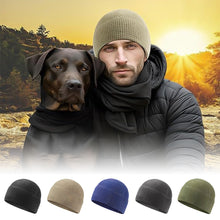 Load image into Gallery viewer, Shaped Mesh Beanie Tactical Hat Outdoor Running Ski Riding Windproof Winter Sports Hat
