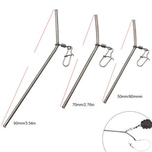 Load image into Gallery viewer, 5PCS Small Copper Tube Balance Carpfishing Line Group Anti-Winding Balance Connector Fishing Gear Accessories
