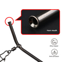 Load image into Gallery viewer, 5PCS Small Copper Tube Balance Carpfishing Line Group Anti-Winding Balance Connector Fishing Gear Accessories
