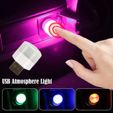 Load image into Gallery viewer, Car USB Interior Ambient Touch Atmosphere Light LED Lights Auto Reading Lamp Decorations Decorative
