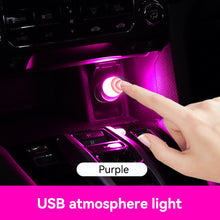Load image into Gallery viewer, Car USB Interior Ambient Touch Atmosphere Light LED Lights Auto Reading Lamp Decorations Decorative
