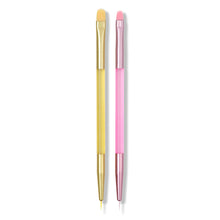 Load image into Gallery viewer, Dual-ended Nail Pen Dual-purpose Portable Nail Paint Pen Laying Glue Drawing Lines Painting Flowers Manicure Paint Pen Nail Art Tool
