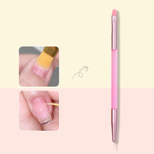 Load image into Gallery viewer, Dual-ended Nail Pen Dual-purpose Portable Nail Paint Pen Laying Glue Drawing Lines Painting Flowers Manicure Paint Pen Nail Art Tool
