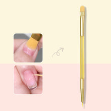 Load image into Gallery viewer, Dual-ended Nail Pen Dual-purpose Portable Nail Paint Pen Laying Glue Drawing Lines Painting Flowers Manicure Paint Pen Nail Art Tool
