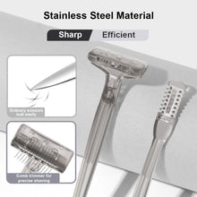 Load image into Gallery viewer, Double-headed Manual Nose Hair Trimmer Portable Convenient Nose Hair Mouth Hair Remover Facial Cleaning Tool for Men Women
