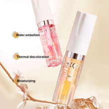 Load image into Gallery viewer, Color Changing Lip Essence Oil Moisturizing Nourishing Mirror-like Non-sticky Lip Oil Base Lip Gloss Fading Lip Wrinkles Lip Care
