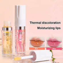 Load image into Gallery viewer, Color Changing Lip Essence Oil Moisturizing Nourishing Mirror-like Non-sticky Lip Oil Base Lip Gloss Fading Lip Wrinkles Lip Care

