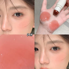 Load image into Gallery viewer, High Gloss Double-ended Blusher Stick Waterproof Long-lasting Moisturizing Natural Brightening Portable Blusher Face Makeup Cosmetics
