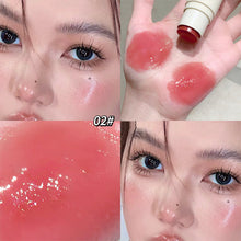 Load image into Gallery viewer, High Gloss Double-ended Blusher Stick Waterproof Long-lasting Moisturizing Natural Brightening Portable Blusher Face Makeup Cosmetics
