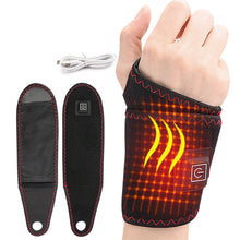 Load image into Gallery viewer, Intelligent Temperature Control USB Electric Heating Wristband Velvet Warm Constant Temperature Hot Compress Electric Wrist Brace
