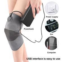 Load image into Gallery viewer, Electric Massage Knee Pads Constant Temperature Hot Compress Vibration Massage Thermal Knee Pads Portable Thermal Protective Gear
