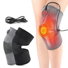 Load image into Gallery viewer, Electric Massage Knee Pads Constant Temperature Hot Compress Vibration Massage Thermal Knee Pads Portable Thermal Protective Gear
