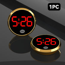 Load image into Gallery viewer, LED Luminous Car Clock Automobiles Internal Stick-On Mini Digital Clocks Auto Ornament Accessories
