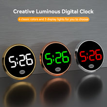 Load image into Gallery viewer, LED Luminous Car Clock Automobiles Internal Stick-On Mini Digital Clocks Auto Ornament Accessories
