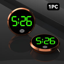 Load image into Gallery viewer, LED Luminous Car Clock Automobiles Internal Stick-On Mini Digital Clocks Auto Ornament Accessories
