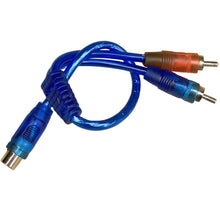 Load image into Gallery viewer, 2Pcs/Set RCA Audio Cable "Y" Splitter Adapter Computer 1 Female To 2 Males Cord Cables For Home Audio
