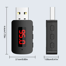 Load image into Gallery viewer, Car Wireless Adapter Bluetooth 5.4 Transmitter Receiver Audio AUX Adapter For Car Audio Music AUX Handsfree Headset
