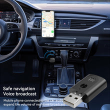 Load image into Gallery viewer, Car USB Transmitter Receiver Handsfree Call Bluetooth 5.3 Power Car Kit Auto Stereo Wireless Audio Adapter FM Radio
