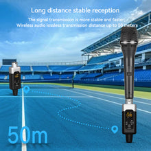 Load image into Gallery viewer, 2.4G Wireless Microphone Converter XLR Transmitter And Receiver For Dynamic Microphone Guitar Receiver Transmission Adapter
