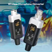 Load image into Gallery viewer, 2.4G Wireless Microphone Converter XLR Transmitter And Receiver For Dynamic Microphone Guitar Receiver Transmission Adapter
