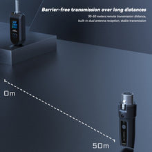 Load image into Gallery viewer, Dynamic Microphone Wireless Microphone Converter XLR Transmitter and Receiver Microphone Wireless System
