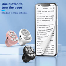 Load image into Gallery viewer, 8 Buttons Portable Blutooth Remote Control Scrolling Finger Mobile Phone Video Control Selfie Stick Automatic Page Fingertip Camera Controller
