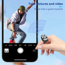Load image into Gallery viewer, 8 Buttons Portable Blutooth Remote Control Scrolling Finger Mobile Phone Video Control Selfie Stick Automatic Page Fingertip Camera Controller
