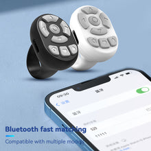 Load image into Gallery viewer, 8 Buttons Portable Blutooth Remote Control Scrolling Finger Mobile Phone Video Control Selfie Stick Automatic Page Fingertip Camera Controller
