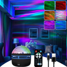Load image into Gallery viewer, Remote Control Car Multifunction LED Light Projection Night Light Starry Sky Bedside Atmosphere Lamp Rotating Stage Light Projector Lamp
