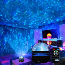 Load image into Gallery viewer, Remote Control Car Multifunction LED Light Projection Night Light Starry Sky Bedside Atmosphere Lamp Rotating Stage Light Projector Lamp
