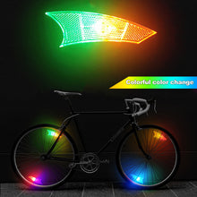 Load image into Gallery viewer, Waterproof Bicycle Wheel Lights Mountain Bike Frame Decoration Lights Bicycle Spoke Lights Night Riding Bicycle Wheel Lights Valve Lamp
